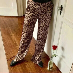 Zara‎ Leopard Pants Size XS
